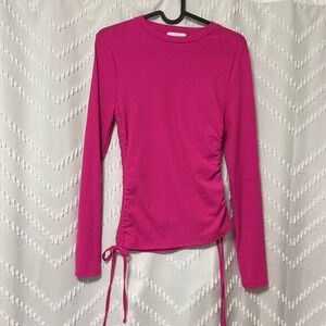 Top shop pink long sleeve going out top!